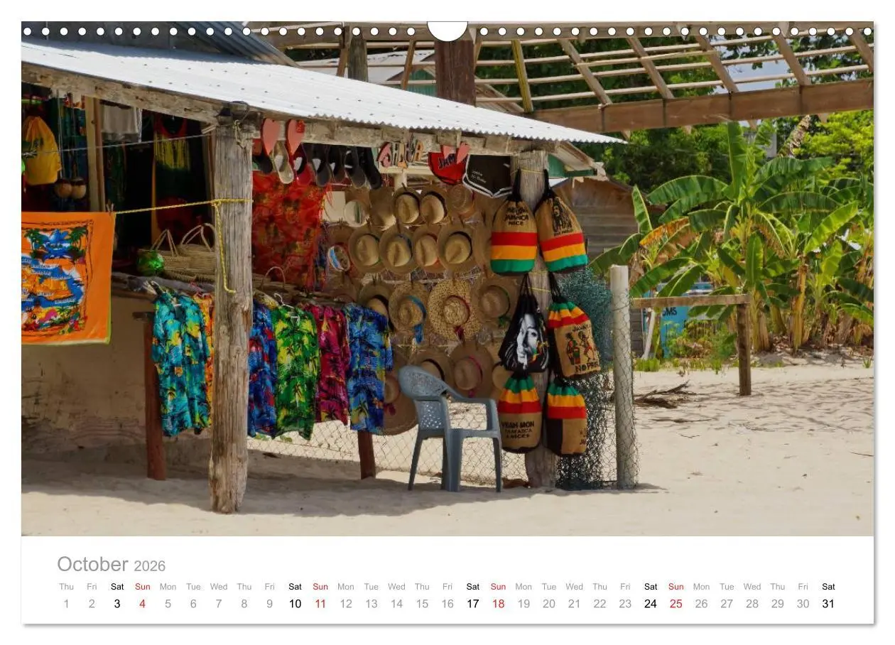 Bild: 9783516574333 | JAMAICA Reggae and the natural paradise (Wall Calendar 2026 DIN A3...