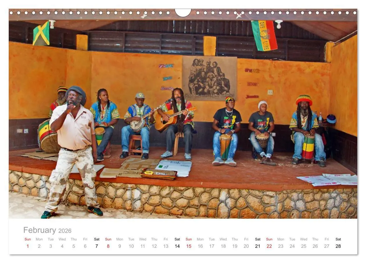 Bild: 9783516574333 | JAMAICA Reggae and the natural paradise (Wall Calendar 2026 DIN A3...