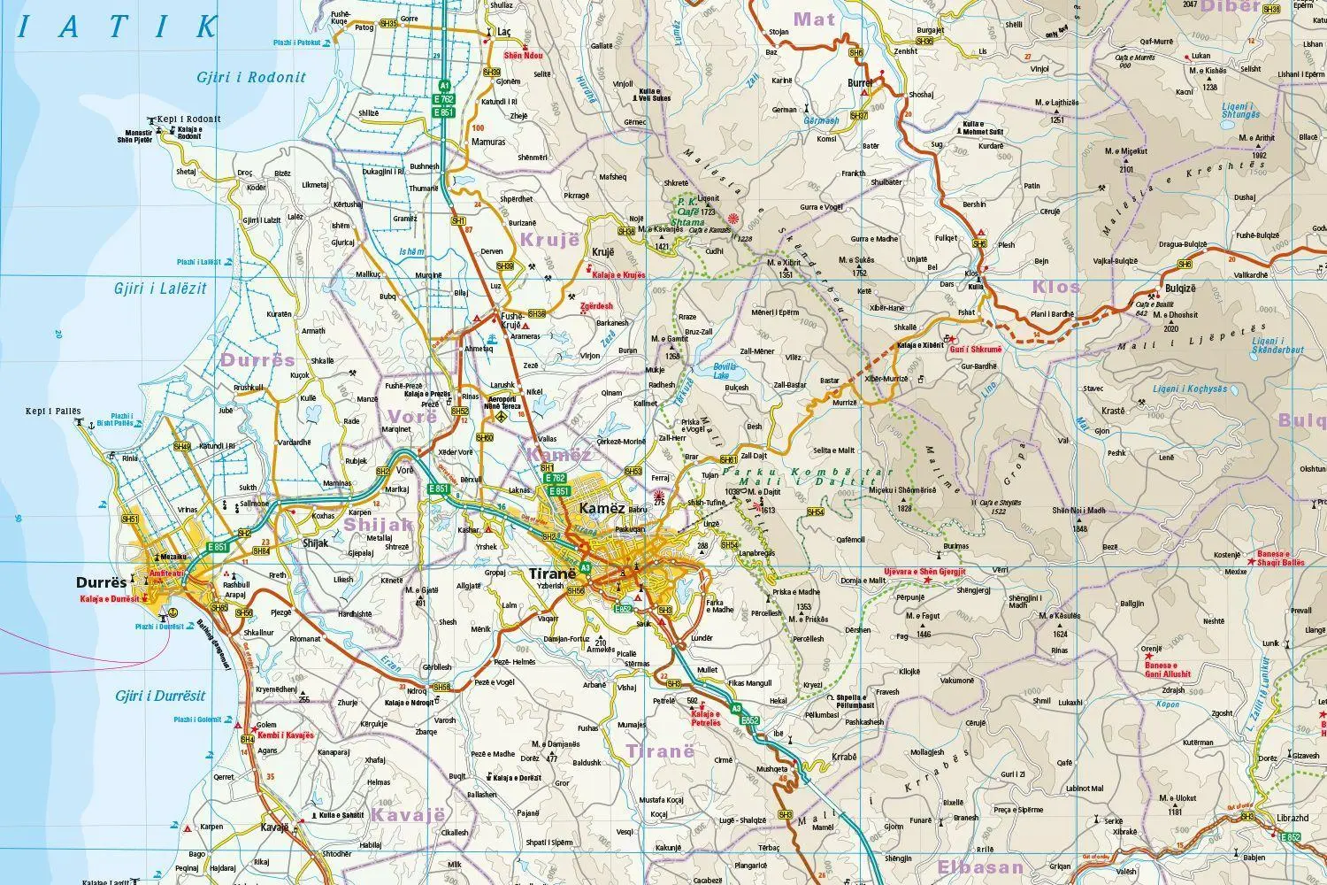 Bild: 9783831774333 | Reise Know-How Landkarte Albanien / Albania (1:220.000) | Rump | 2 S.