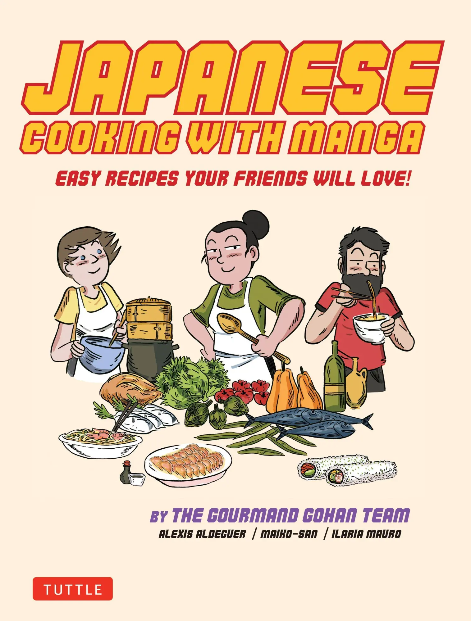Cover: 9784805314333 | Japanese Cooking with Manga | 59 Easy Recipes Your Friends Will Love!