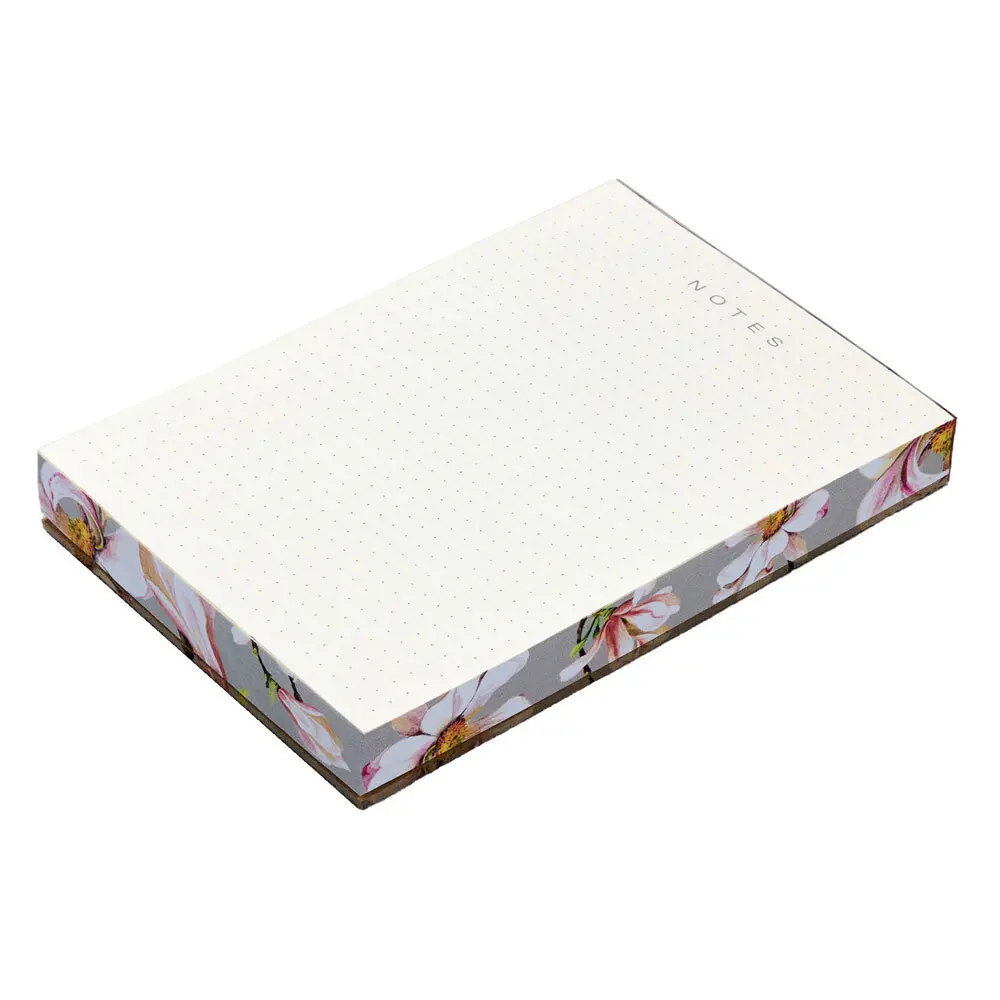 Notizblock mit Farbschnitt Magnolie