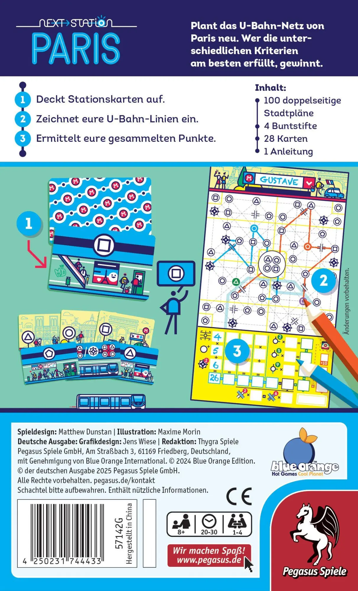 Bild: 4250231744433 | Next Station Paris | Spiel | 57142G | Deutsch | 2025