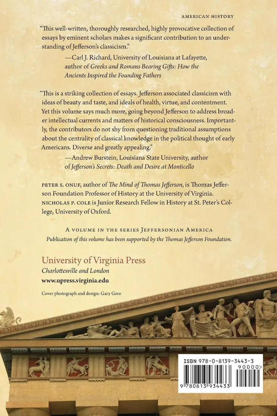Rückseite: 9780813934433 | Thomas Jefferson, the Classical World, and Early America | Taschenbuch