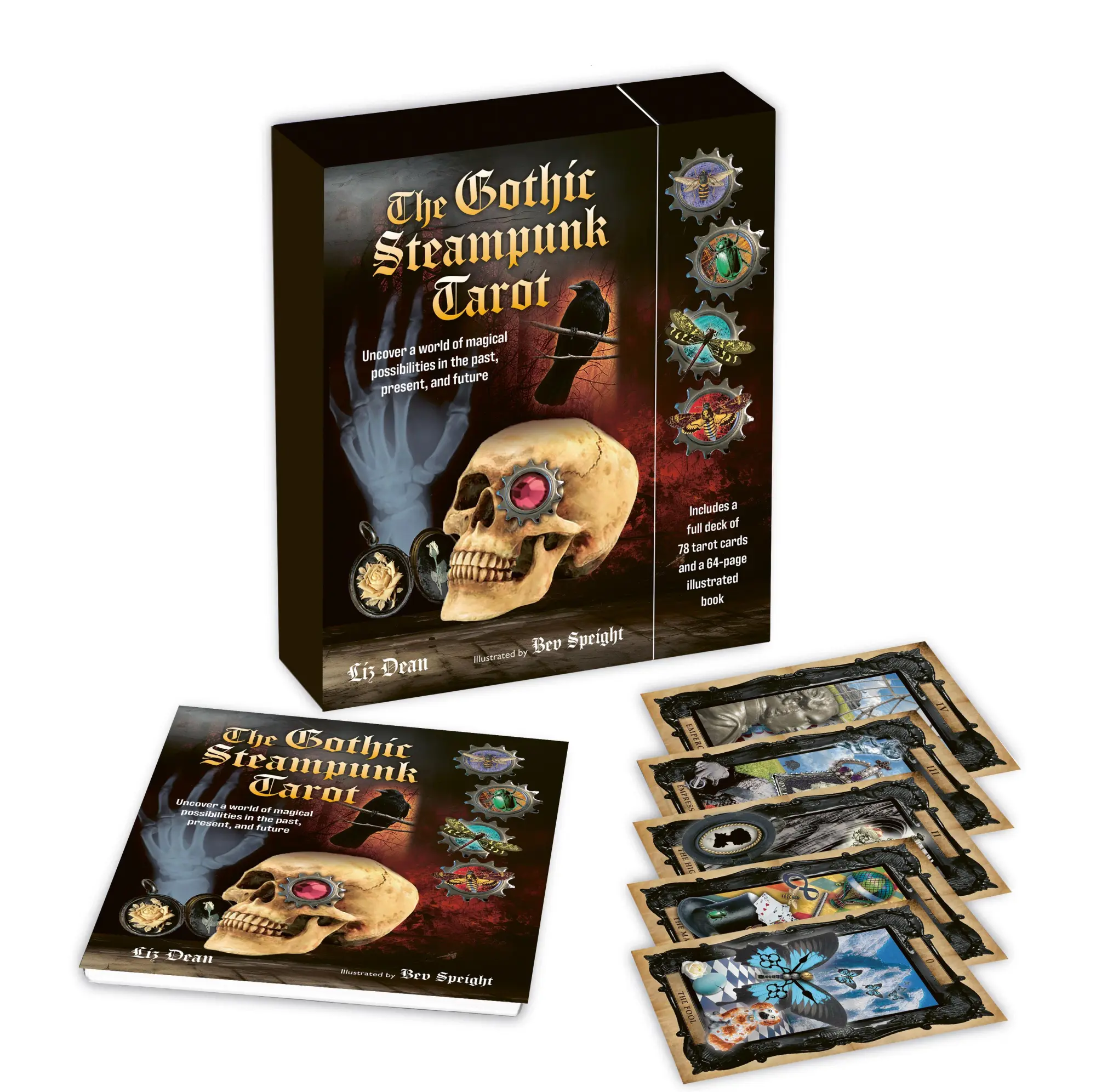Cover: 9781800654433 | The Gothic Steampunk Tarot | Liz Dean (u. a.) | Taschenbuch | Englisch