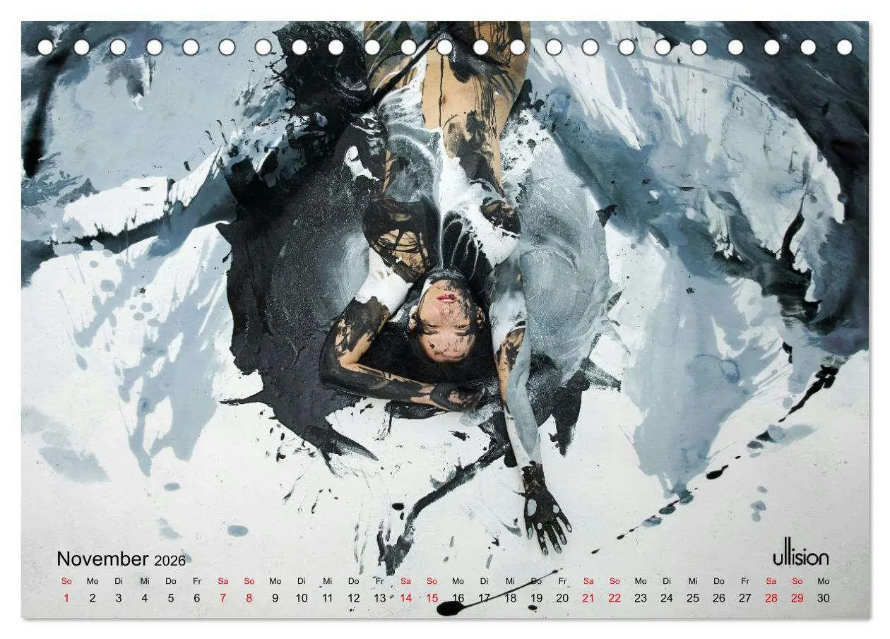 Bild: 9783457474433 | Akt in Farbe - schwarzweiß (Tischkalender 2026 DIN A5 quer),...