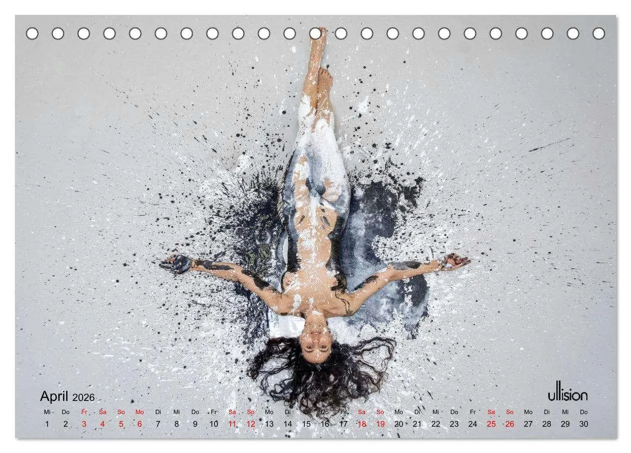 Bild: 9783457474433 | Akt in Farbe - schwarzweiß (Tischkalender 2026 DIN A5 quer),...