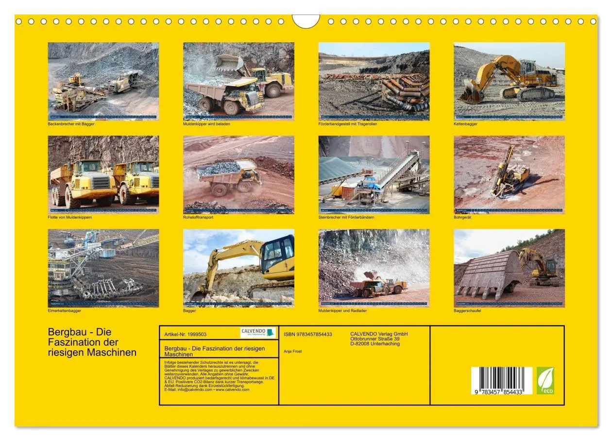 Bild: 9783457854433 | Bergbau - Die Faszination der riesigen Maschinen (Wandkalender 2026...