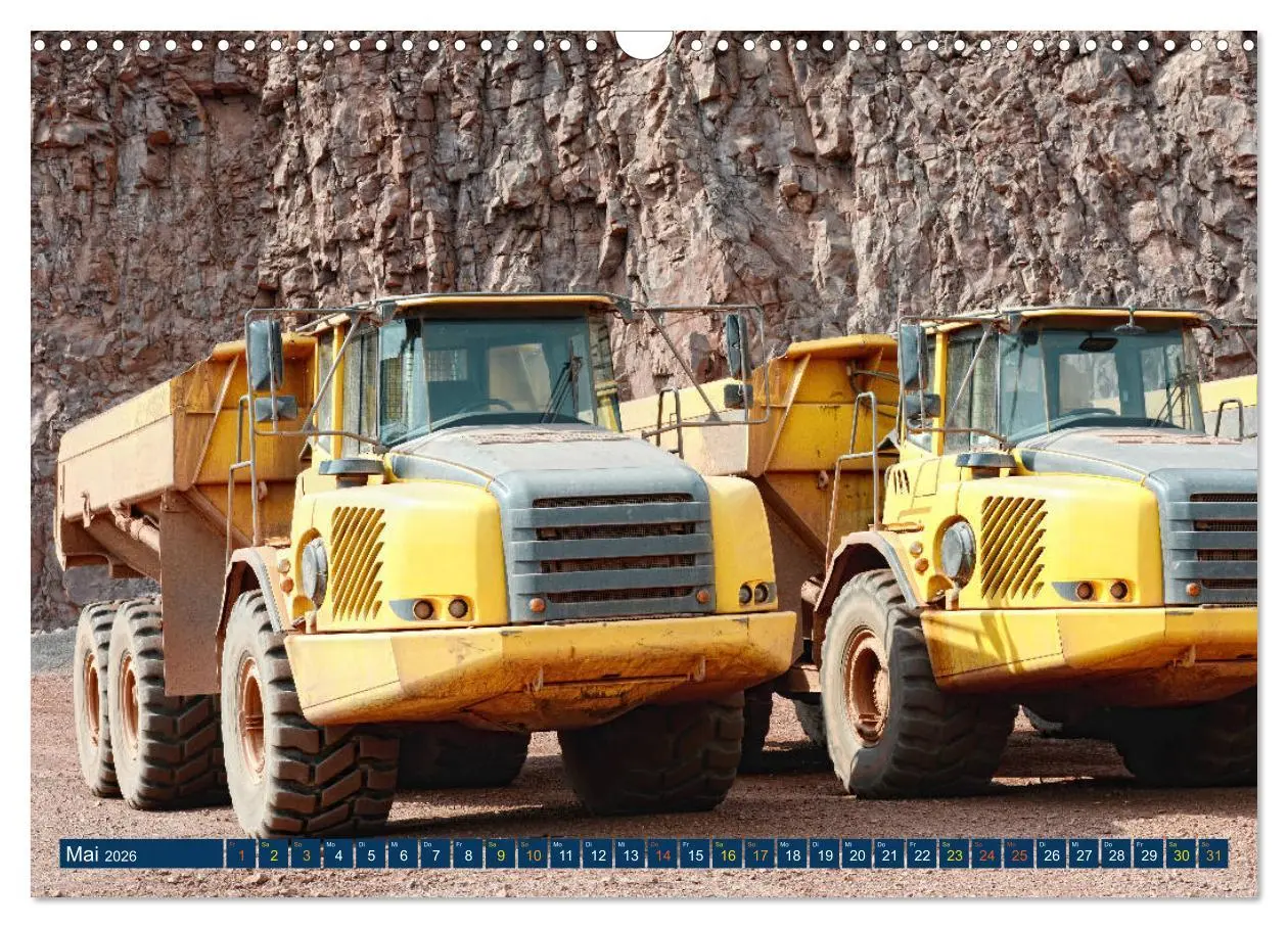 Bild: 9783457854433 | Bergbau - Die Faszination der riesigen Maschinen (Wandkalender 2026...