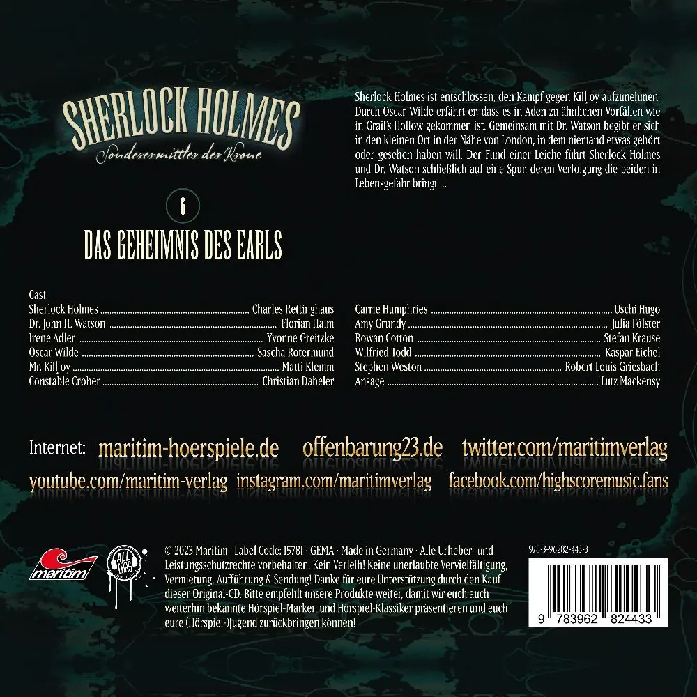 Bild: 9783962824433 | Sherlock Holmes - Sonderermittler der Krone - Das Geheimnis des...