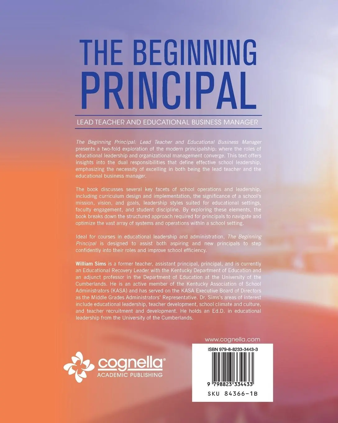 Rückseite: 9798823334433 | The Beginning Principal | William Sims | Taschenbuch | Englisch | 2024