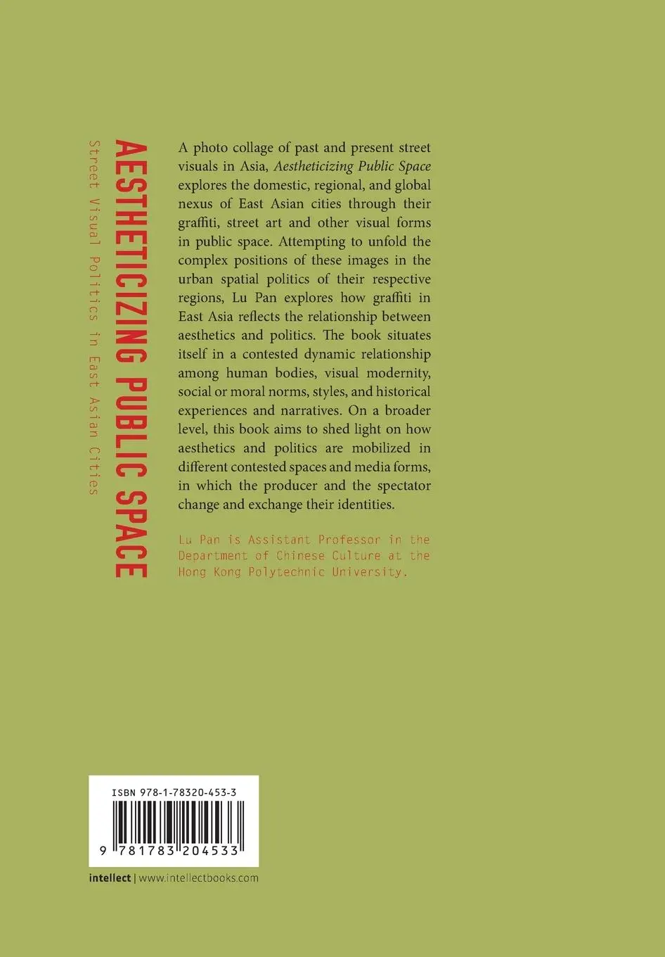 Rückseite: 9781783204533 | Aestheticizing Public Space | Lu Pan | Taschenbuch | Englisch | 2015