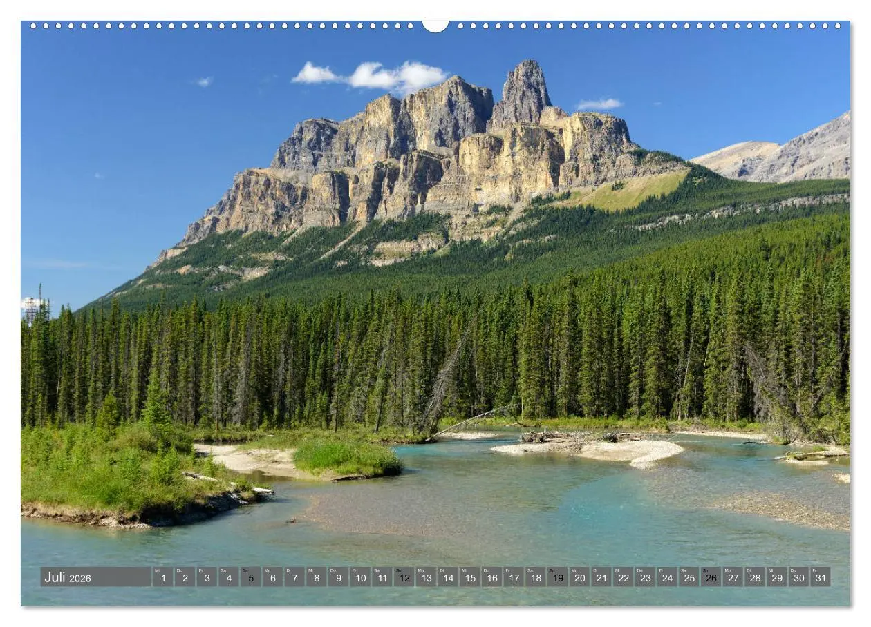 Bild: 9783457774533 | Kanada der Westen (Wandkalender 2026 DIN A2 quer), CALVENDO...