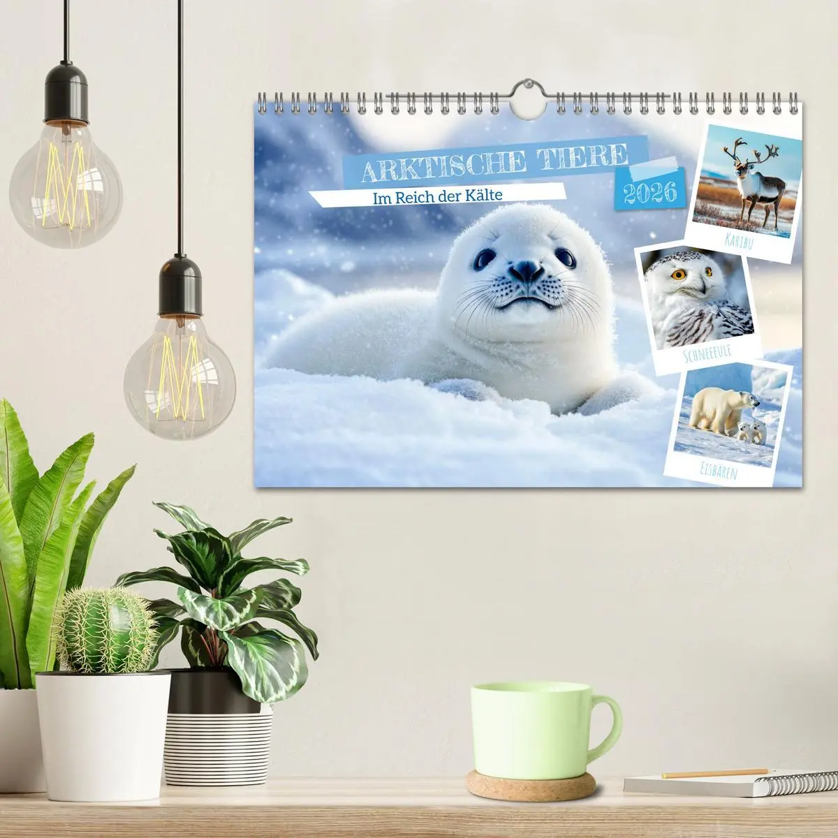 Bild: 9783516004533 | ARKTISCHE TIERE Im Reich der Kälte (Wandkalender 2026 DIN A4 quer),...