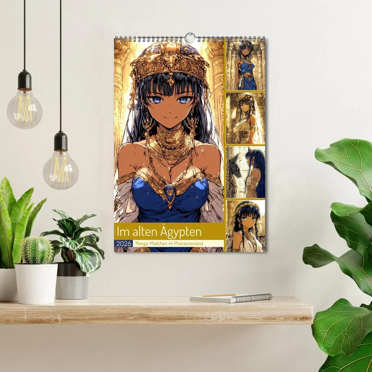 Bild: 9783516244533 | Im alten Ägypten. Manga-Mädchen im Pharaonenland (Wandkalender 2026...