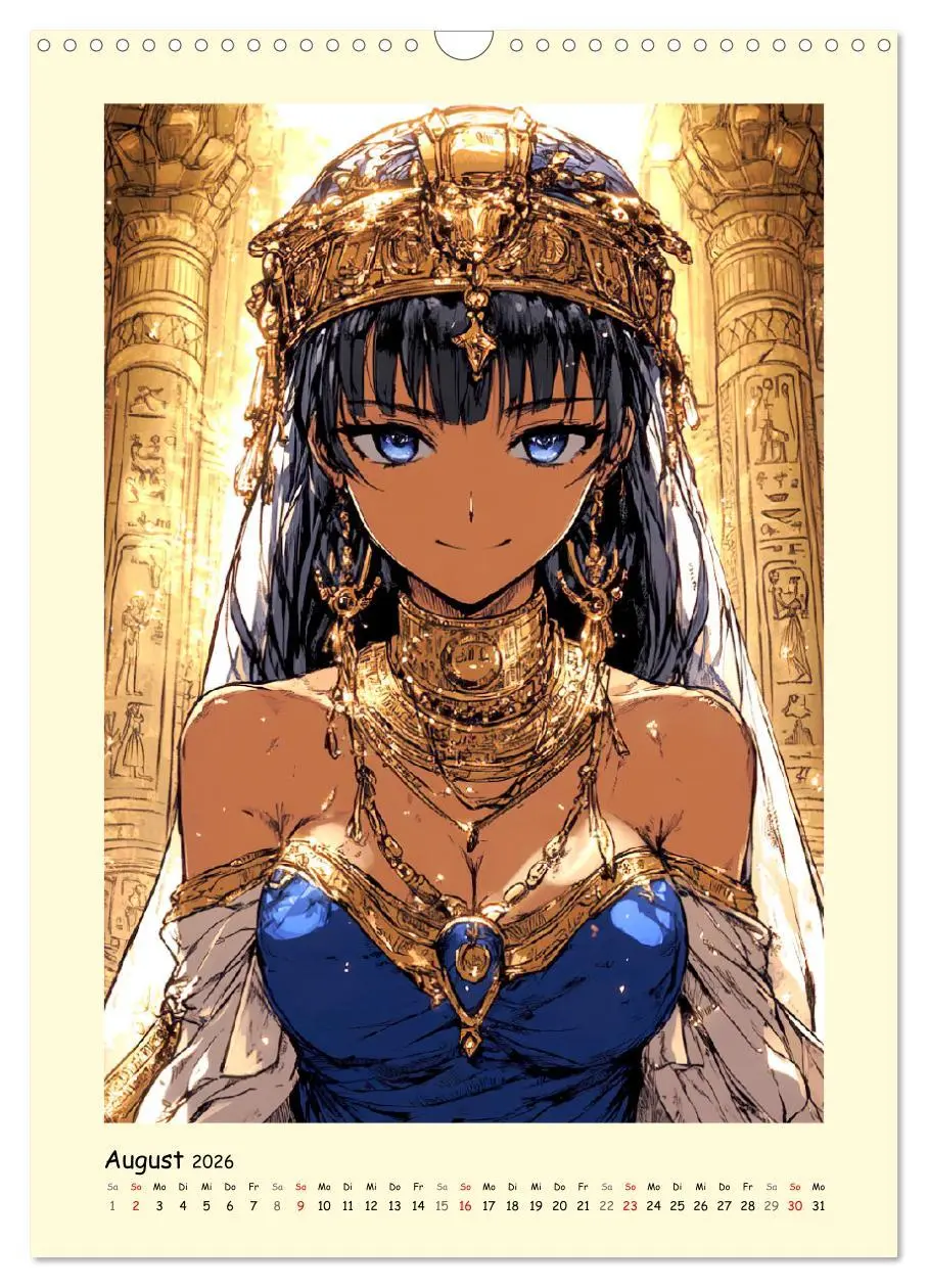 Bild: 9783516244533 | Im alten Ägypten. Manga-Mädchen im Pharaonenland (Wandkalender 2026...