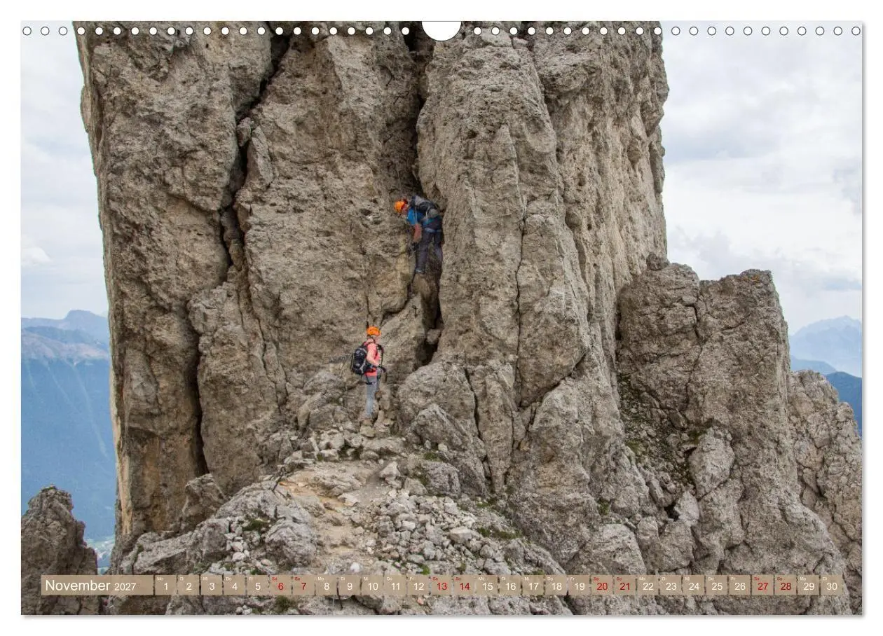 Bild: 9783569404533 | Via Ferratas - Klettersteige (Wandkalender 2027 DIN A3 quer),...