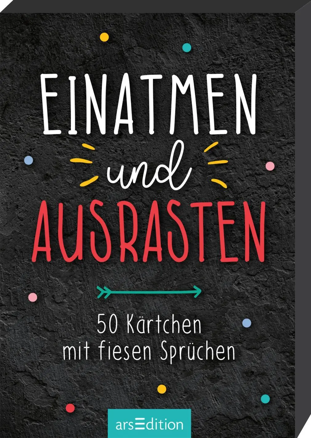 Cover: 9783845854533 | Einatmen und ausrasten | 50 Kärtchen mit fiesen Sprüchen | Taschenbuch