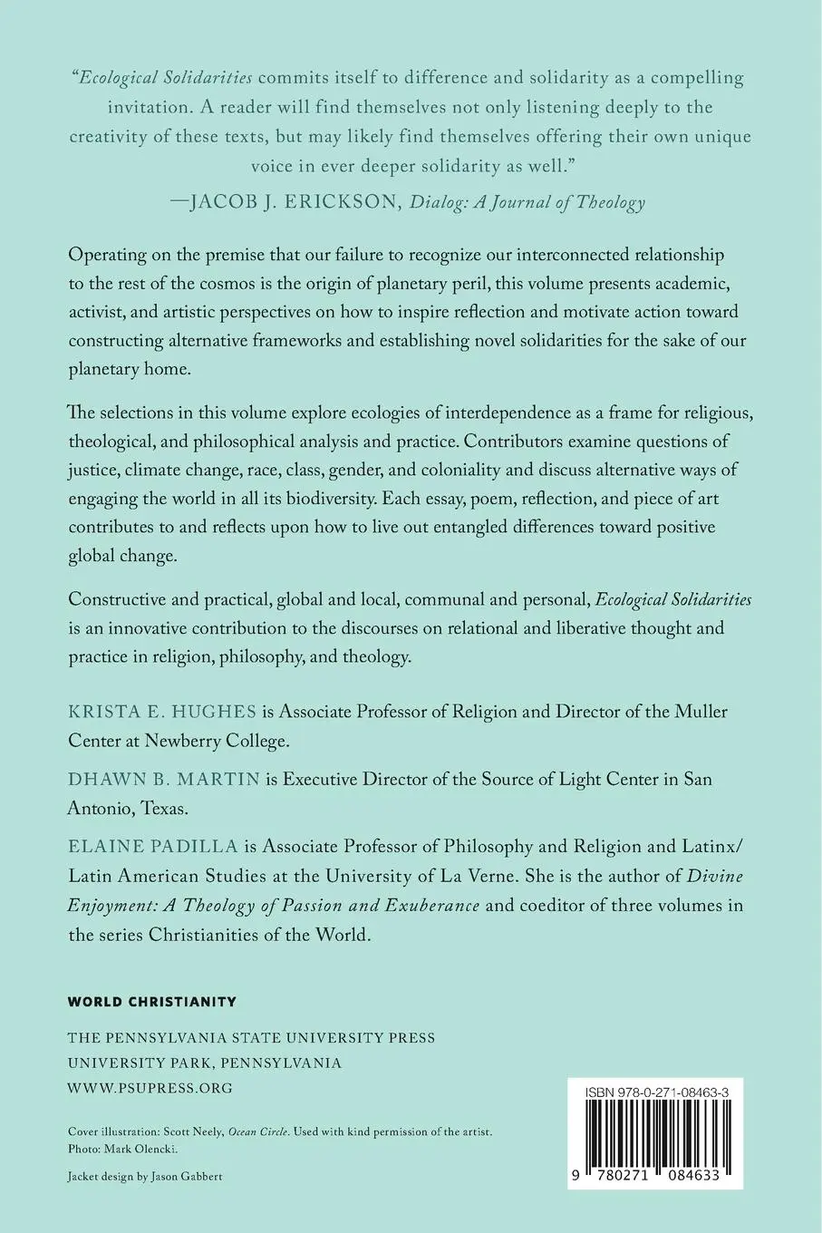 Rückseite: 9780271084633 | Ecological Solidarities | Krista Hughes | Taschenbuch | Englisch