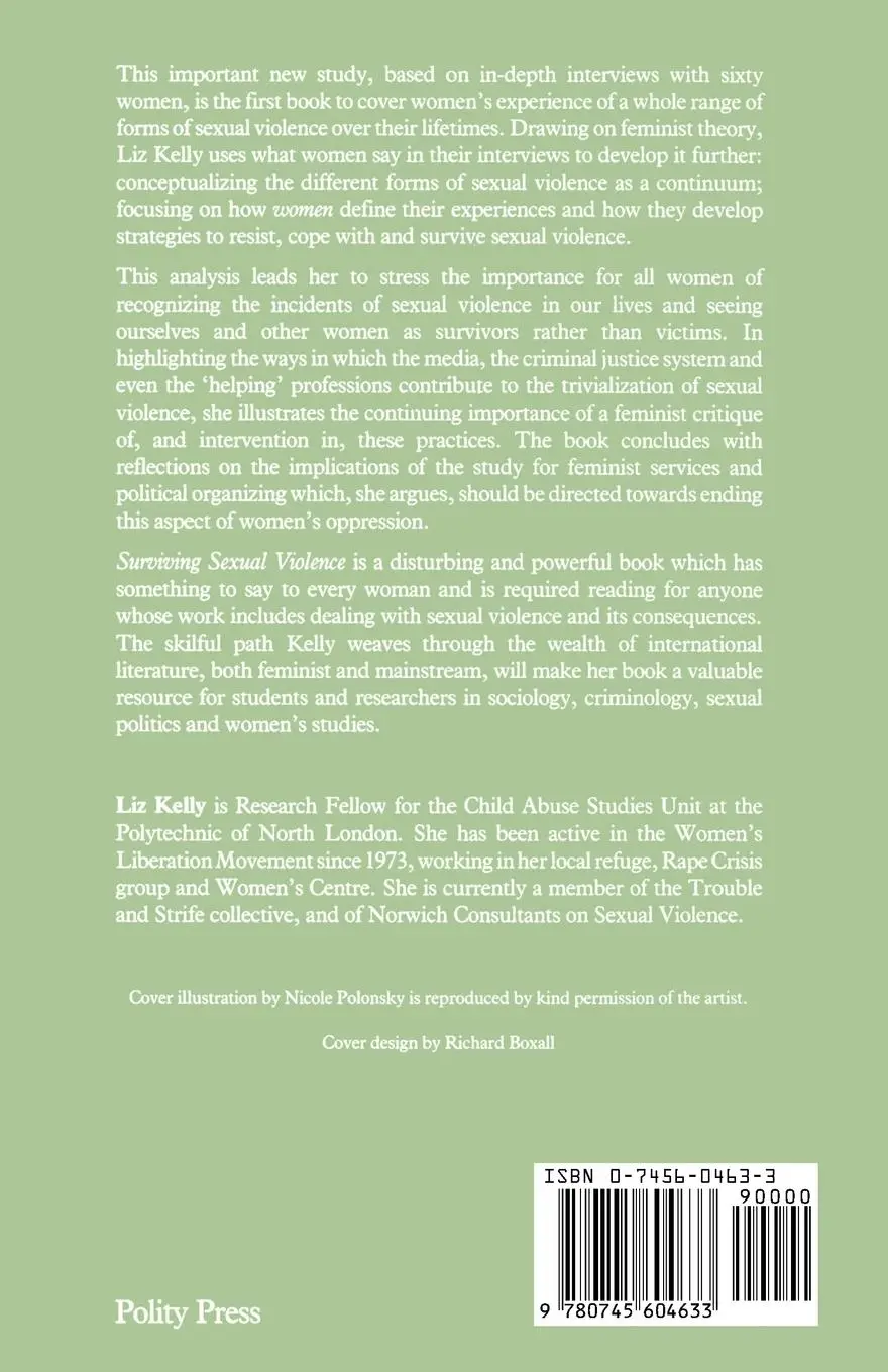 Rückseite: 9780745604633 | Surviving Sexual Violence | Liz Kelly | Taschenbuch | Englisch | 1991