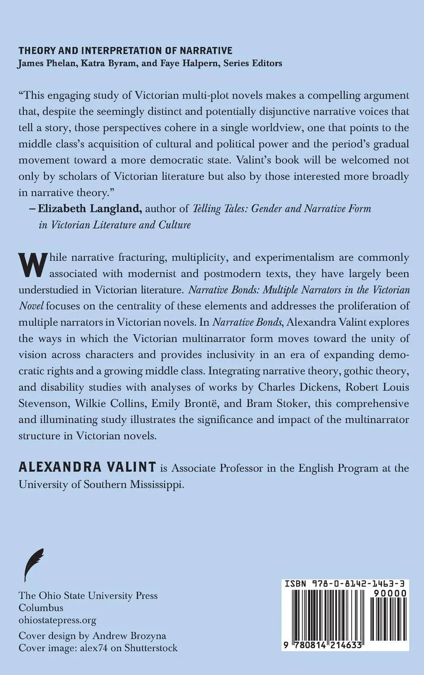 Rückseite: 9780814214633 | Narrative Bonds | Multiple Narrators in the Victorian Novel | Valint