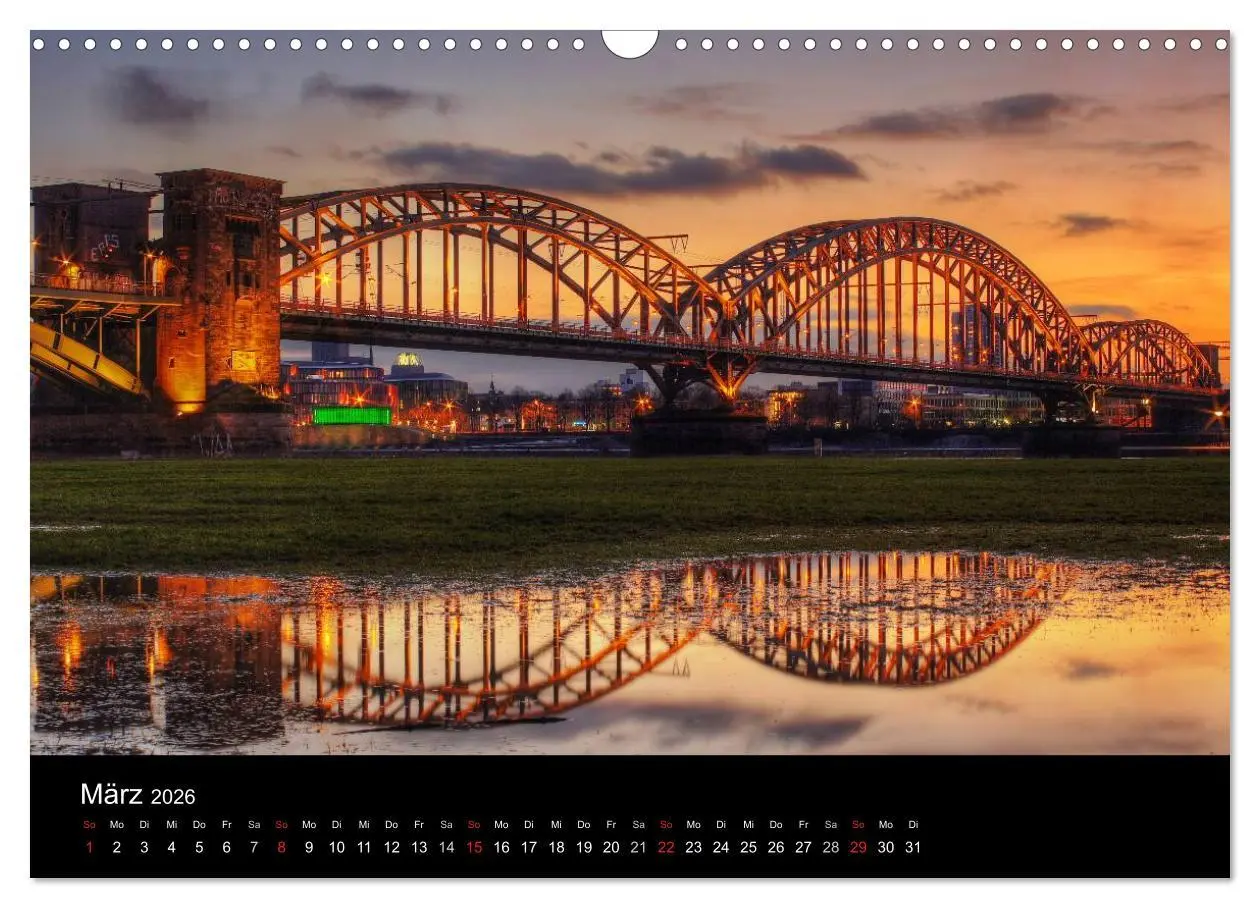 Bild: 9783516164633 | köln dunkel bunt - Die Stadt in anderem Licht! (Wandkalender 2026...