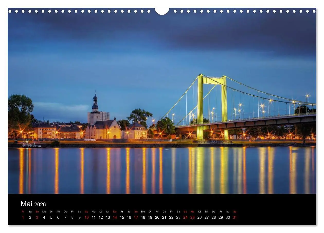 Bild: 9783516164633 | köln dunkel bunt - Die Stadt in anderem Licht! (Wandkalender 2026...