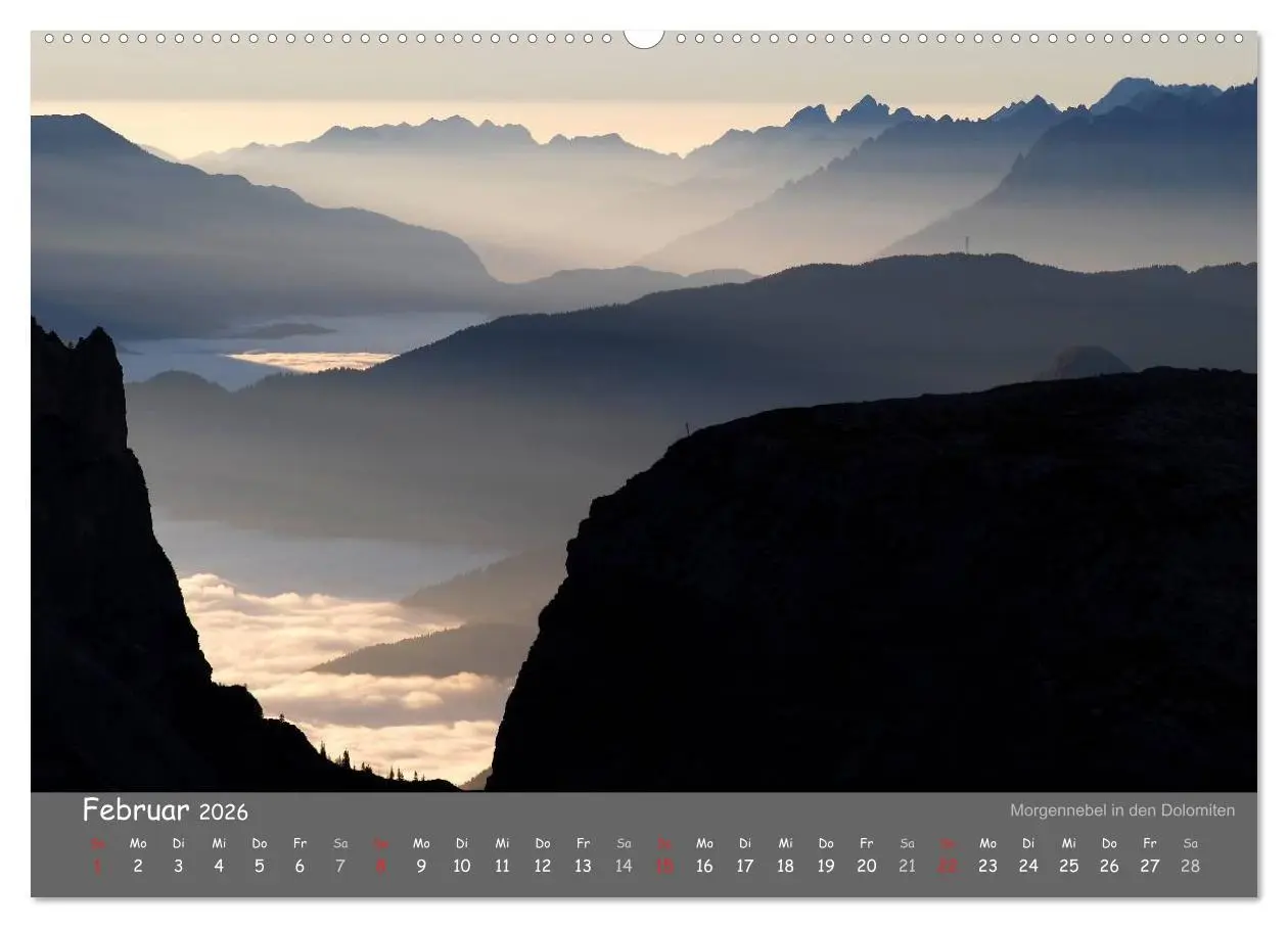 Bild: 9783516234633 | Traumhafte Bergwelt Kalender (Wandkalender 2026 DIN A2 quer),...