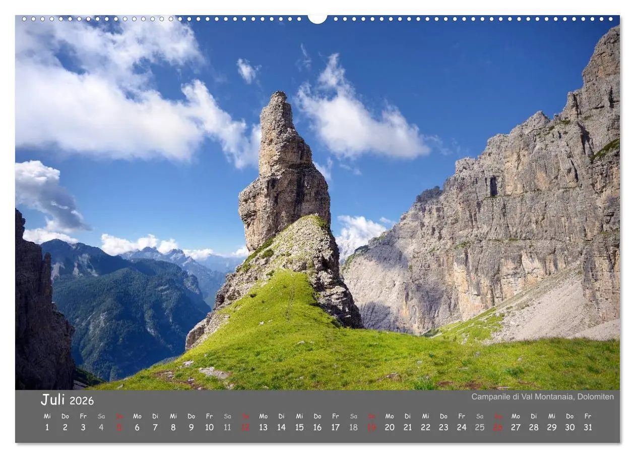 Bild: 9783516234633 | Traumhafte Bergwelt Kalender (Wandkalender 2026 DIN A2 quer),...