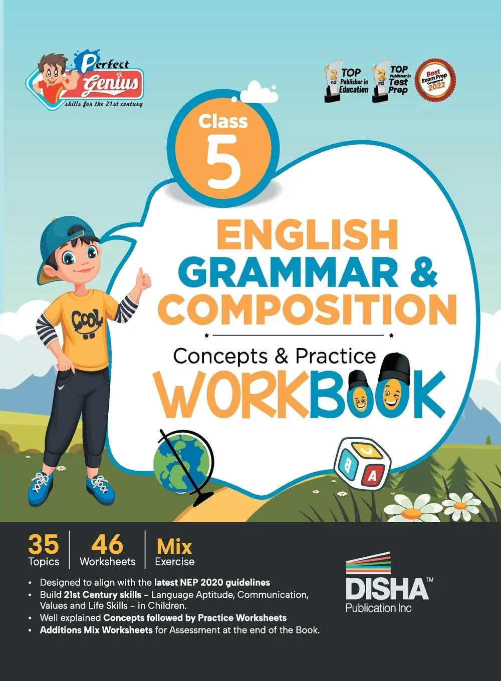 Cover: 9789355644633 | Perfect Genius Class 5 English Grammar &amp; Composition Concepts &amp;...