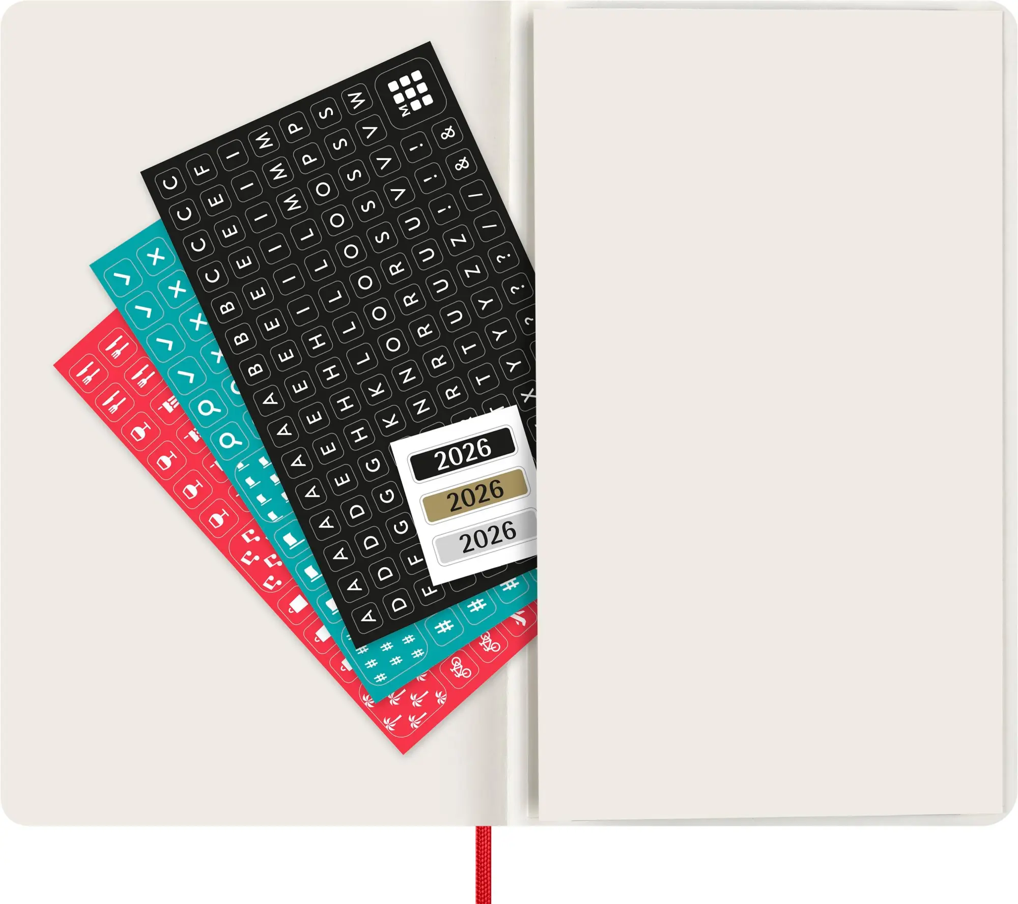 Bild: 8056999274733 | Moleskine 12 Monate Wochen Notizkalender 2026, Large/A5, 1 Wo = 1...