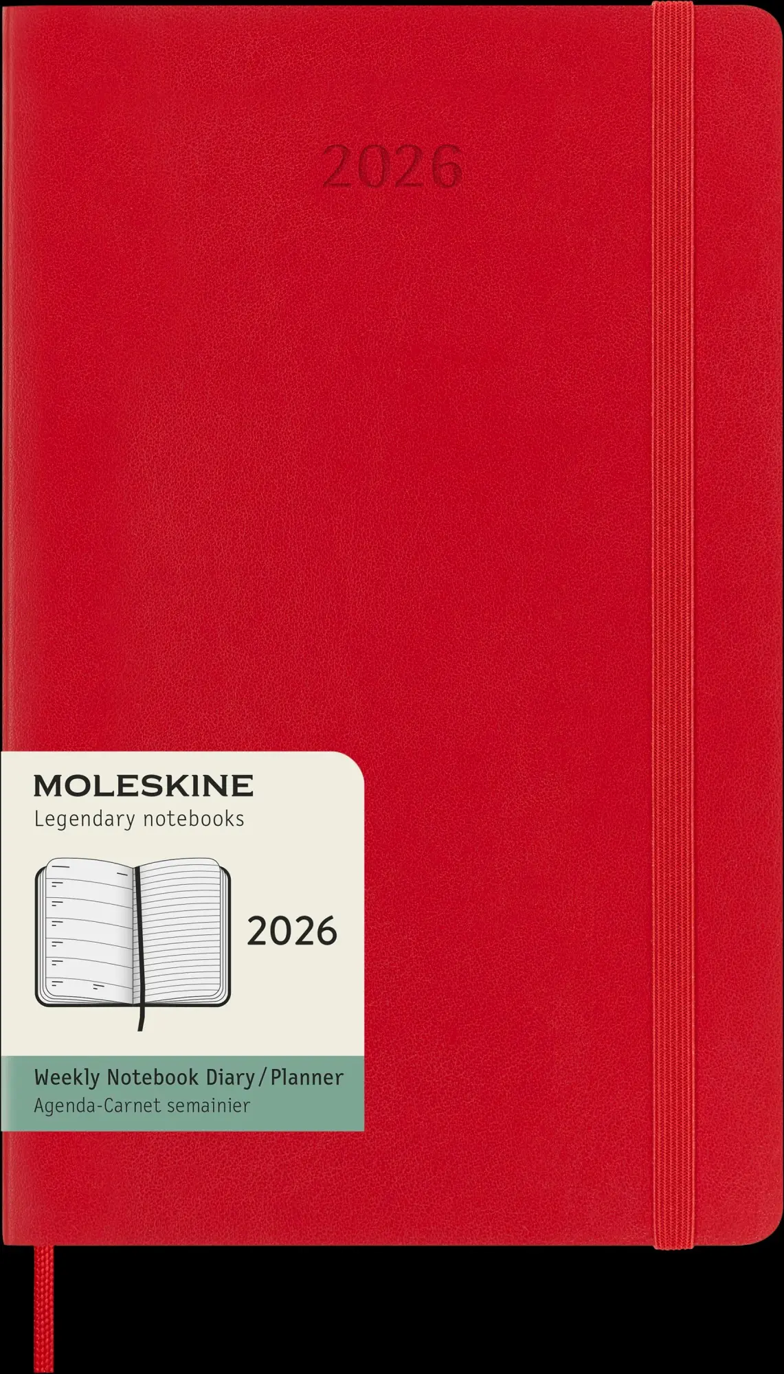 Bild: 8056999274733 | Moleskine 12 Monate Wochen Notizkalender 2026, Large/A5, 1 Wo = 1...