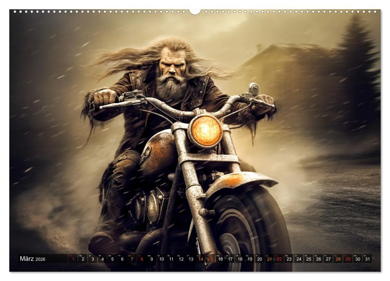 Bild: 9783457514733 | Ride to Valhalla (hochwertiger Premium Wandkalender 2026 DIN A2...