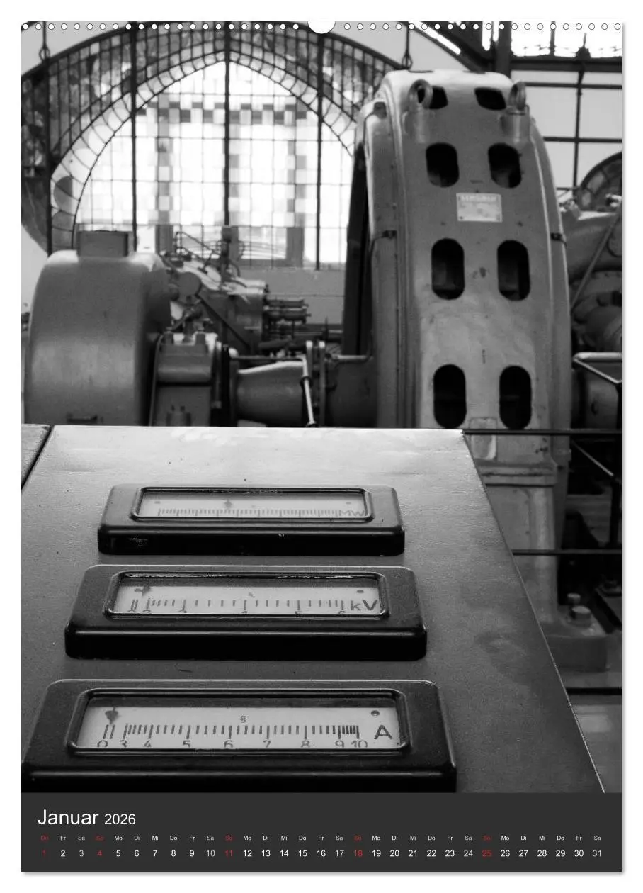 Bild: 9783516464733 | Industrieästhetik in Schwarz-Weiss (hochwertiger Premium...