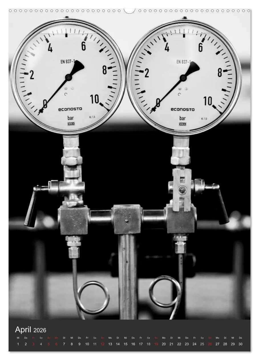 Bild: 9783516464733 | Industrieästhetik in Schwarz-Weiss (hochwertiger Premium...