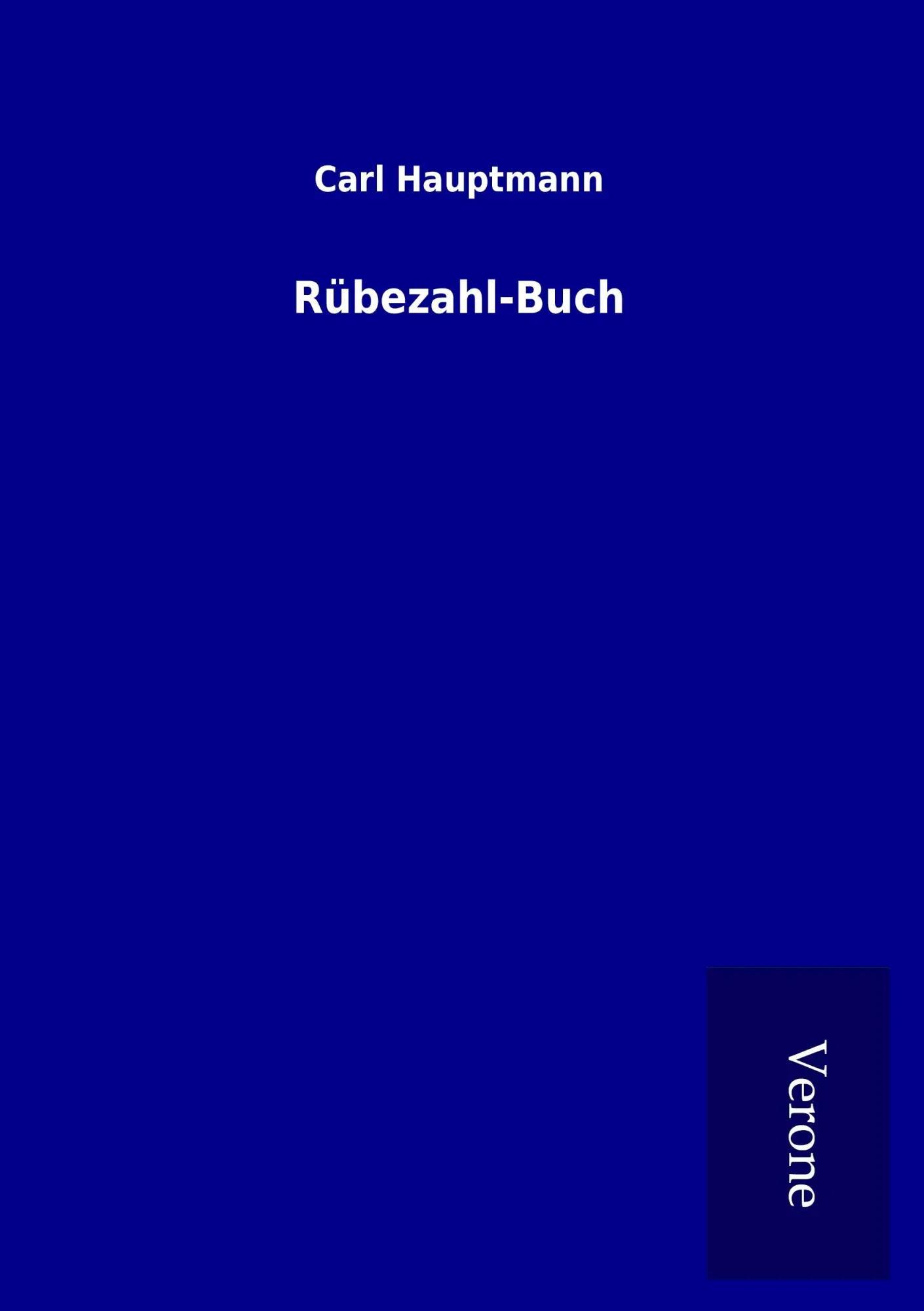 Cover: 9789925044733 | Rübezahl-Buch | Carl Hauptmann | Taschenbuch | 92 S. | Deutsch | 2017
