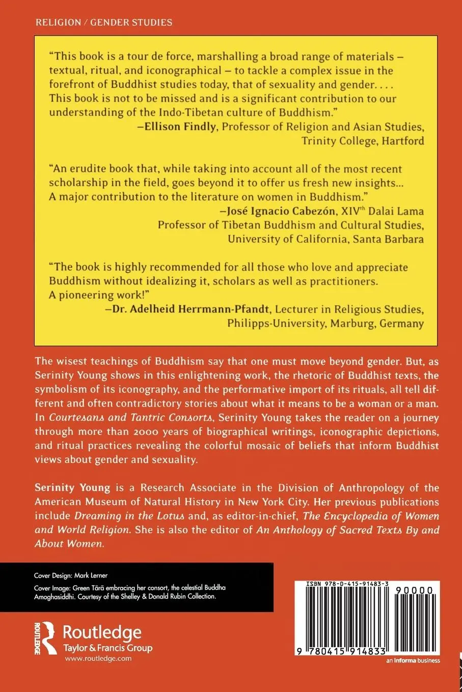 Rückseite: 9780415914833 | Courtesans and Tantric Consorts | Serinity Young | Taschenbuch | 2004