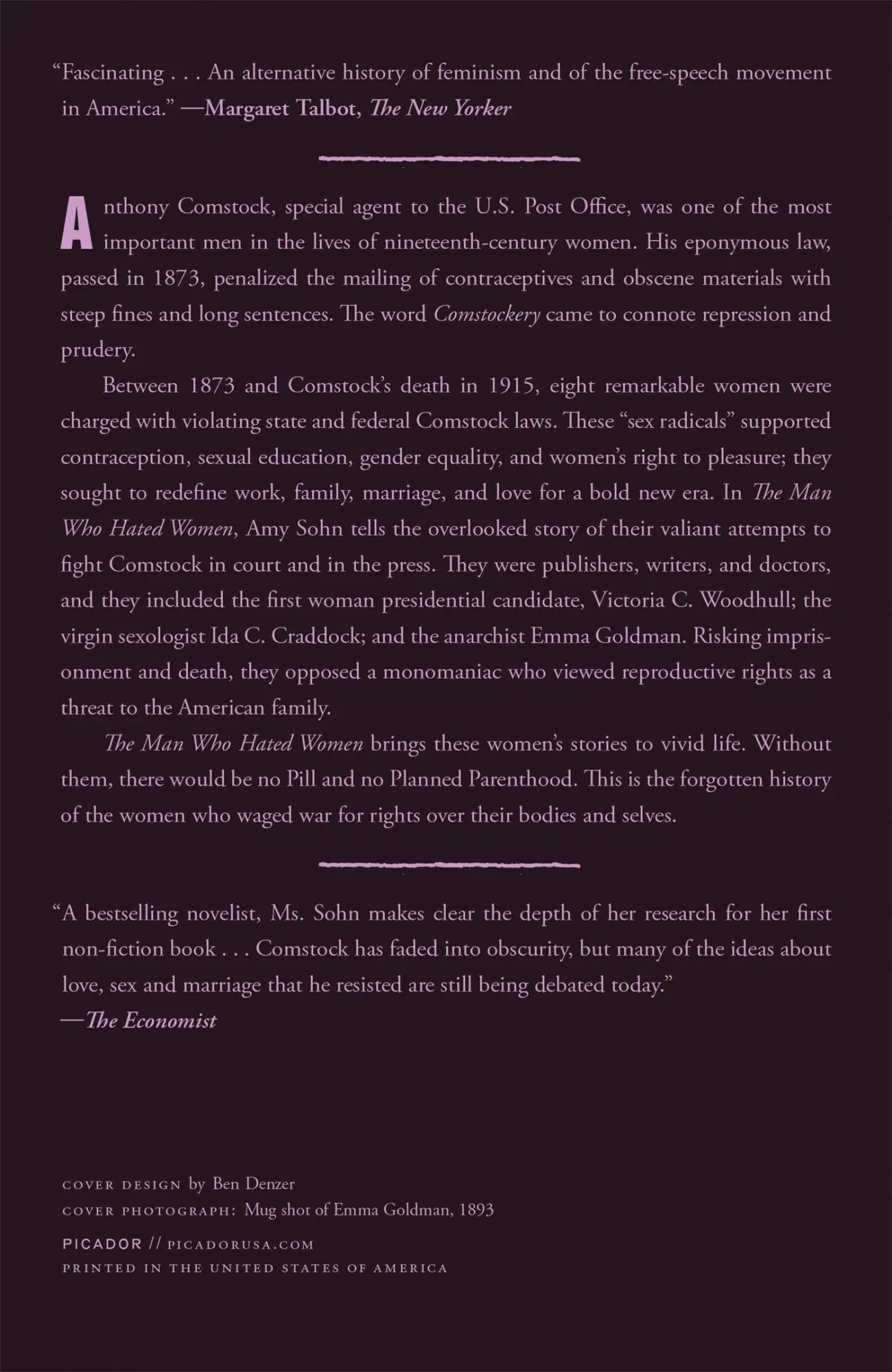 Rückseite: 9781250174833 | Man Who Hated Women, The | Amy Sohn | Taschenbuch | Englisch | 2022