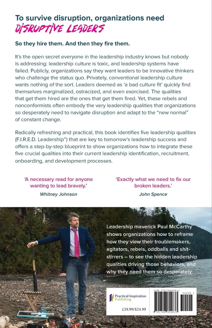 Rückseite: 9781788604833 | The FIRED Leader | Reinventing the Future of Leadership | Mccarthy