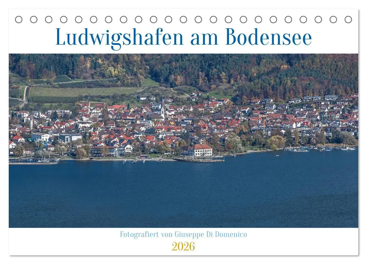 Cover: 9783457294833 | Ludwigshafen am Bodensee (Tischkalender 2026 DIN A5 quer), CALVENDO...