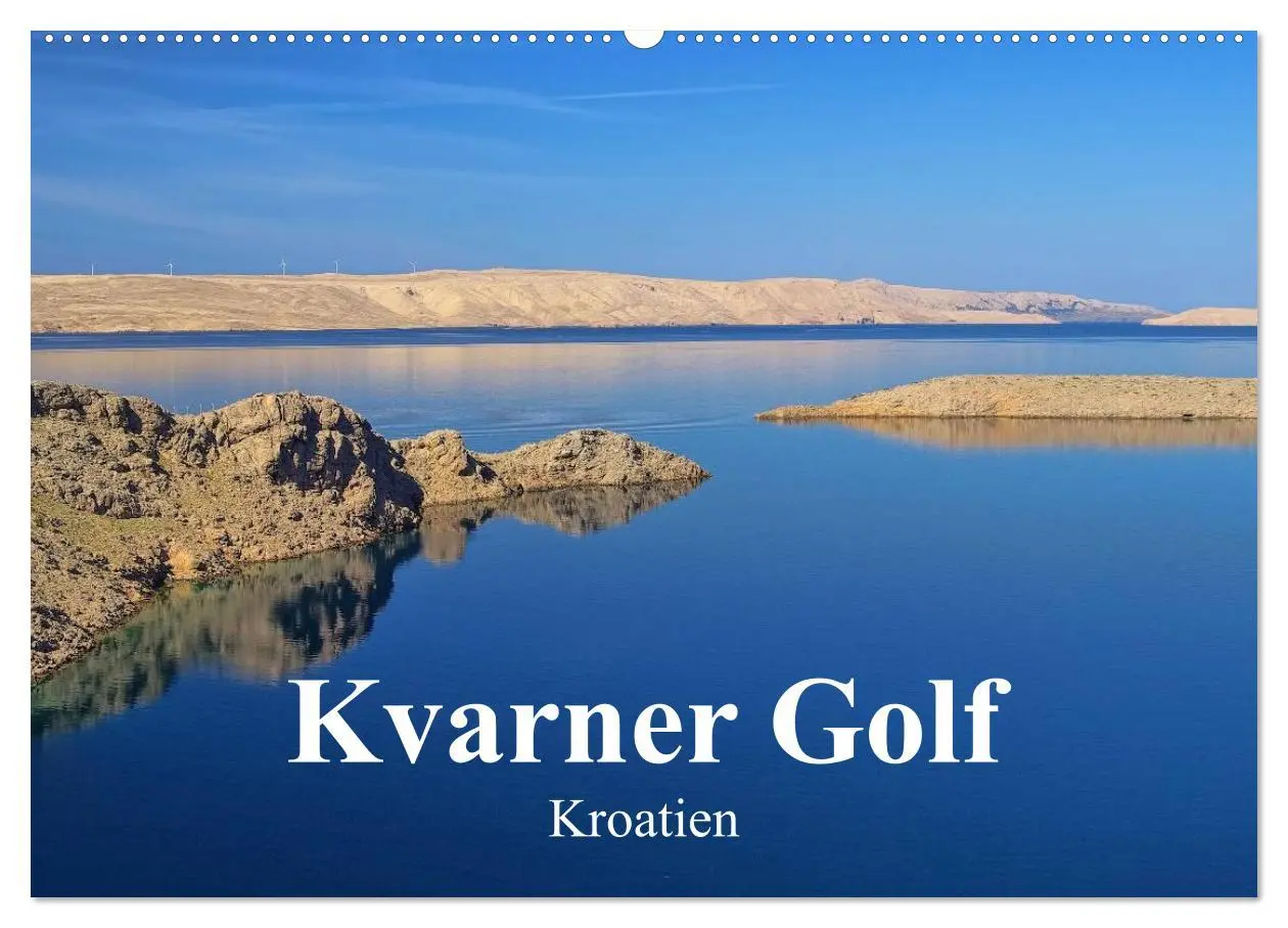 Cover: 9783516144833 | Kvarner Golf - Kroatien (Wandkalender 2026 DIN A2 quer), CALVENDO...