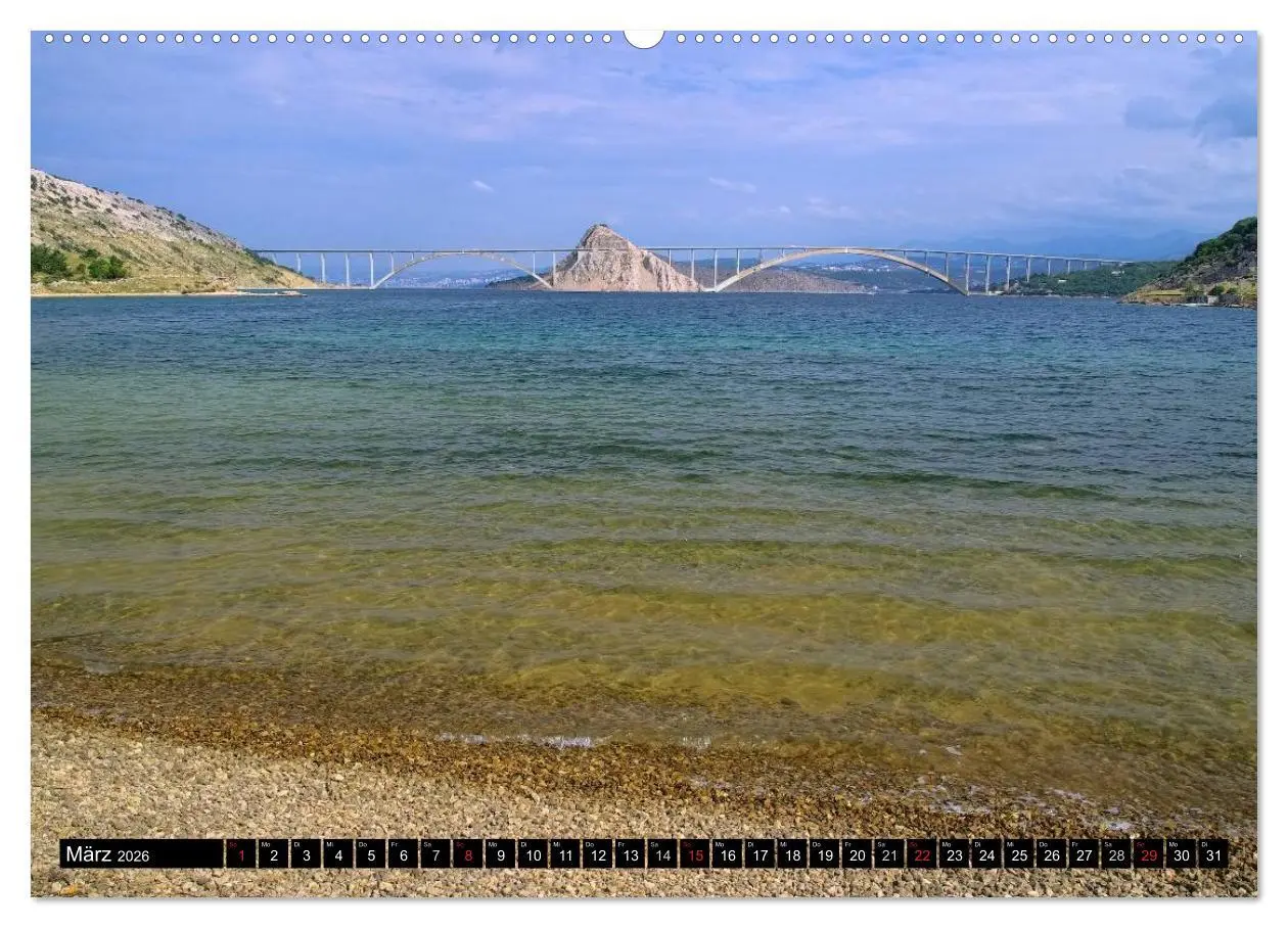 Bild: 9783516144833 | Kvarner Golf - Kroatien (Wandkalender 2026 DIN A2 quer), CALVENDO...