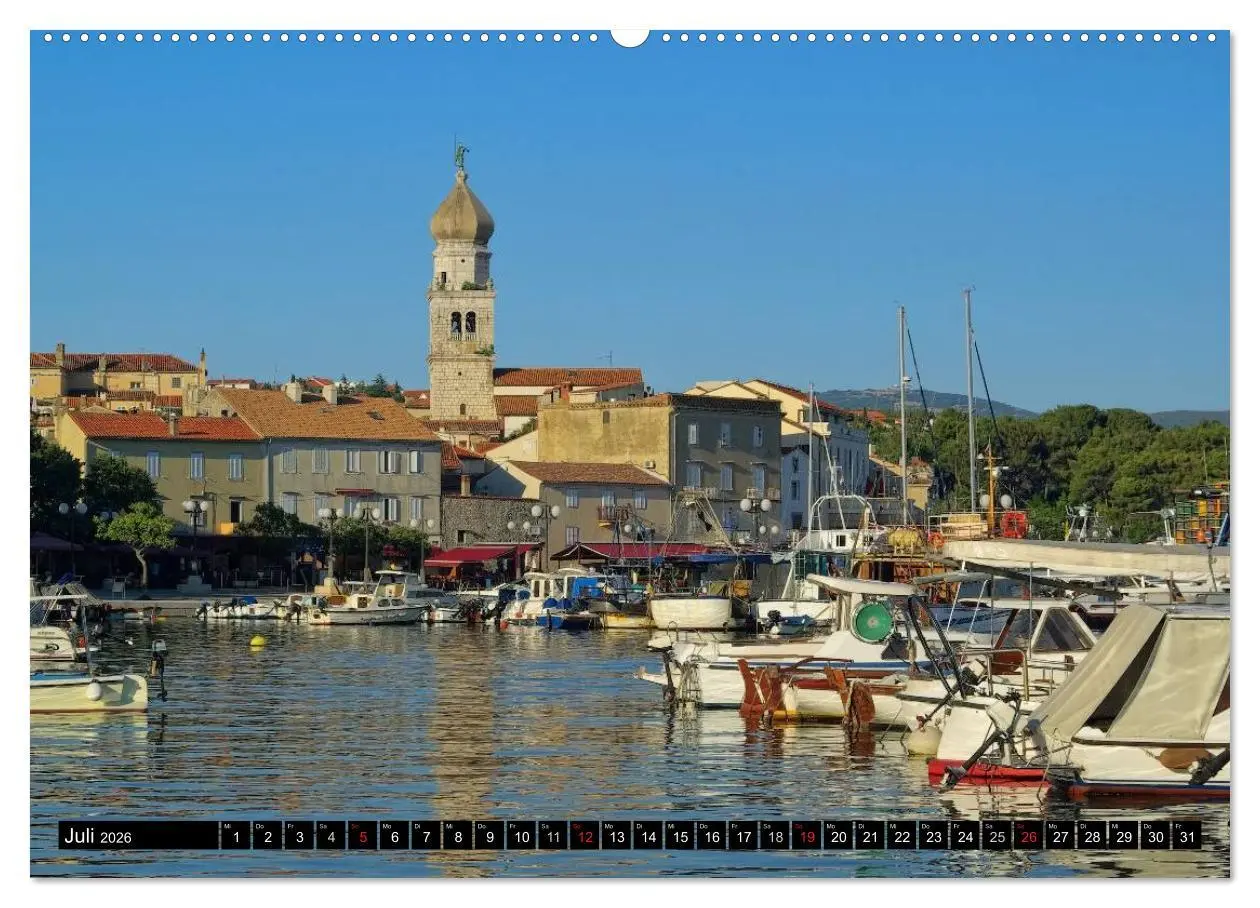 Bild: 9783516144833 | Kvarner Golf - Kroatien (Wandkalender 2026 DIN A2 quer), CALVENDO...