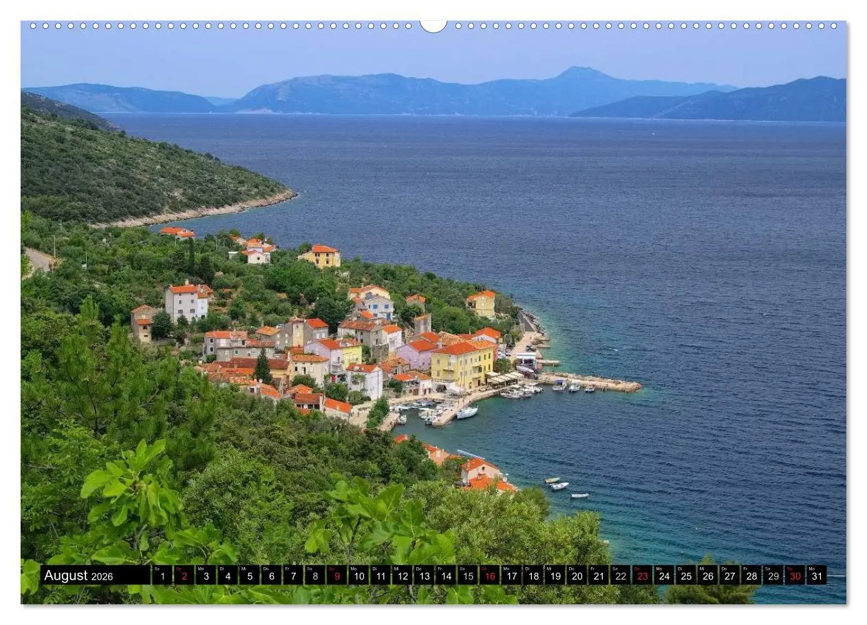 Bild: 9783516144833 | Kvarner Golf - Kroatien (Wandkalender 2026 DIN A2 quer), CALVENDO...