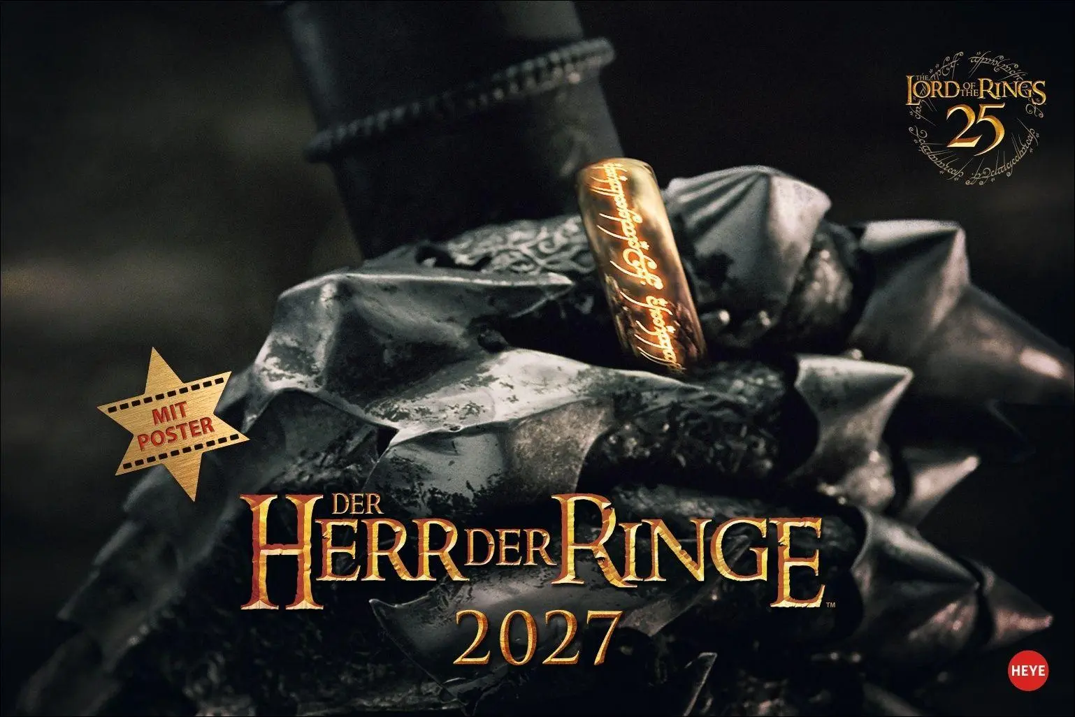 Cover: 9783756414833 | Der Herr der Ringe Broschur XL Kalender 2027 | Heye | Kalender | 28 S.