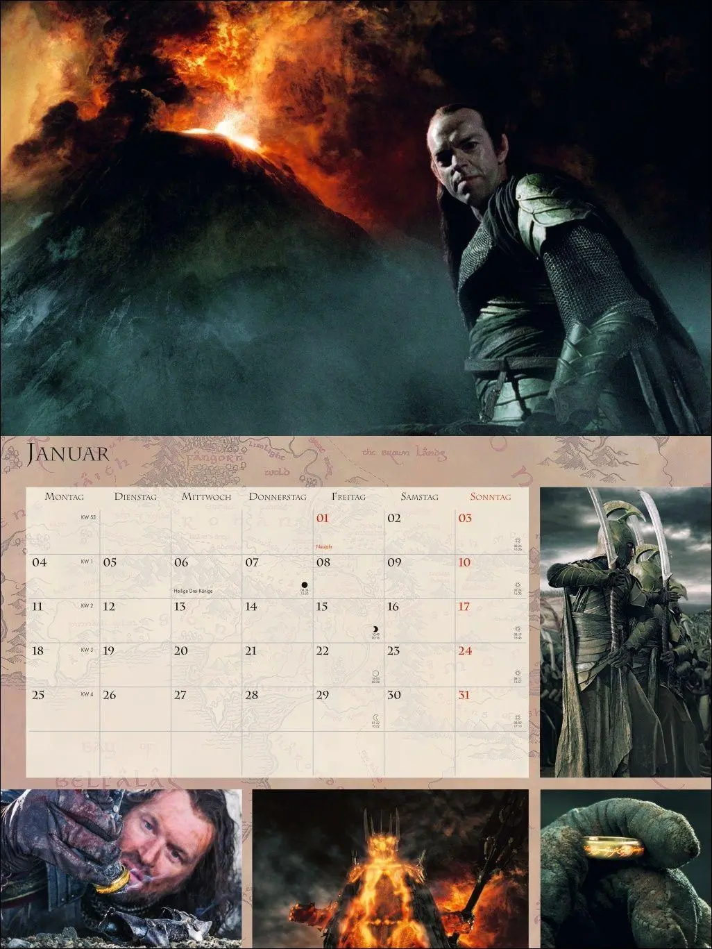 Bild: 9783756414833 | Der Herr der Ringe Broschur XL Kalender 2027 | Heye | Kalender | 28 S.