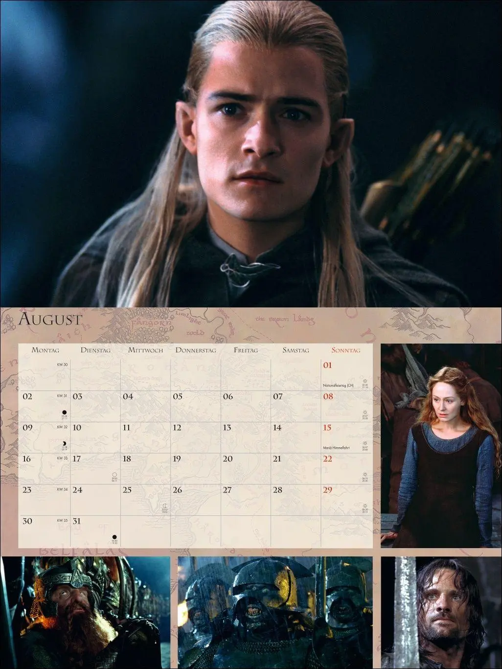 Bild: 9783756414833 | Der Herr der Ringe Broschur XL Kalender 2027 | Heye | Kalender | 28 S.