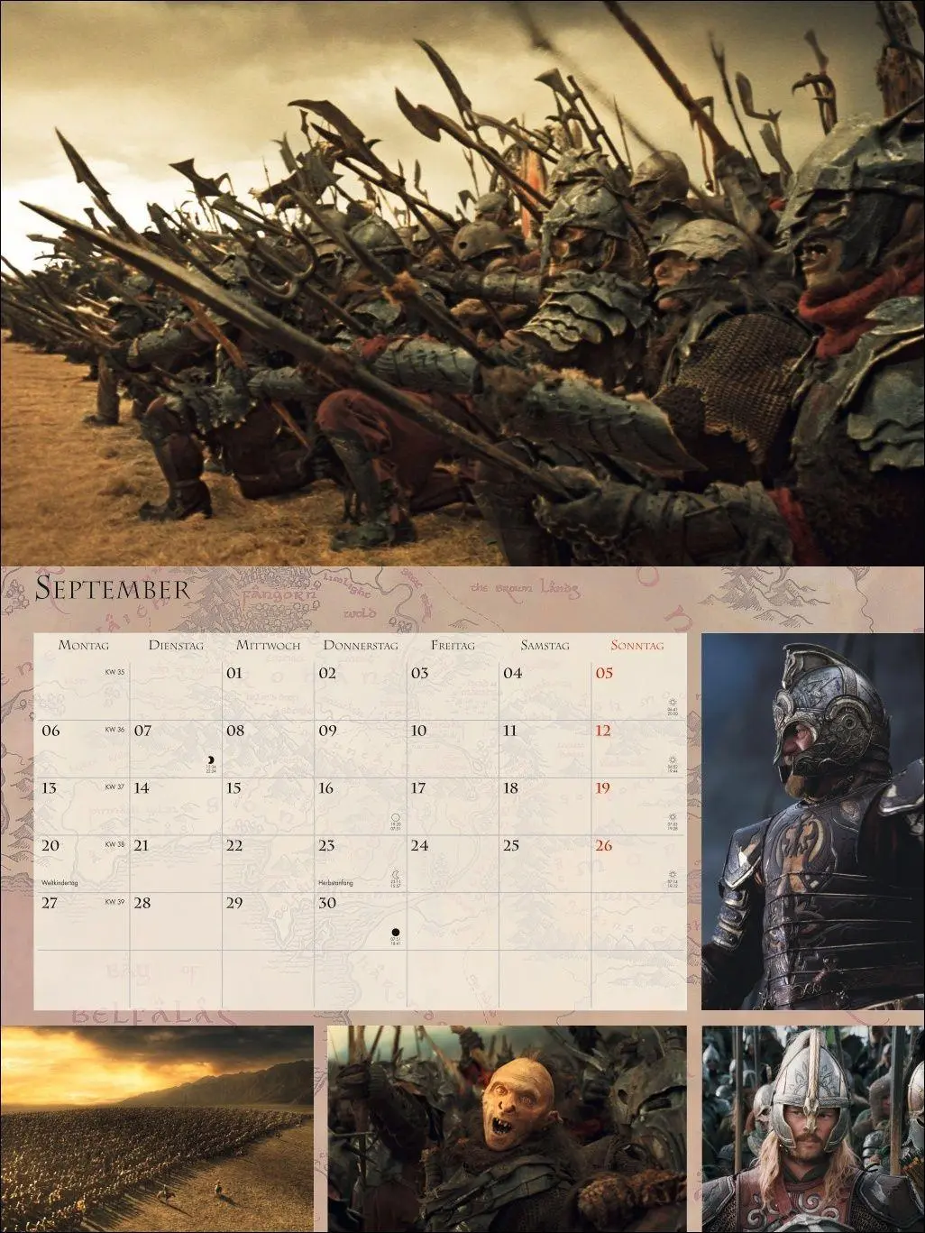 Bild: 9783756414833 | Der Herr der Ringe Broschur XL Kalender 2027 | Heye | Kalender | 28 S.