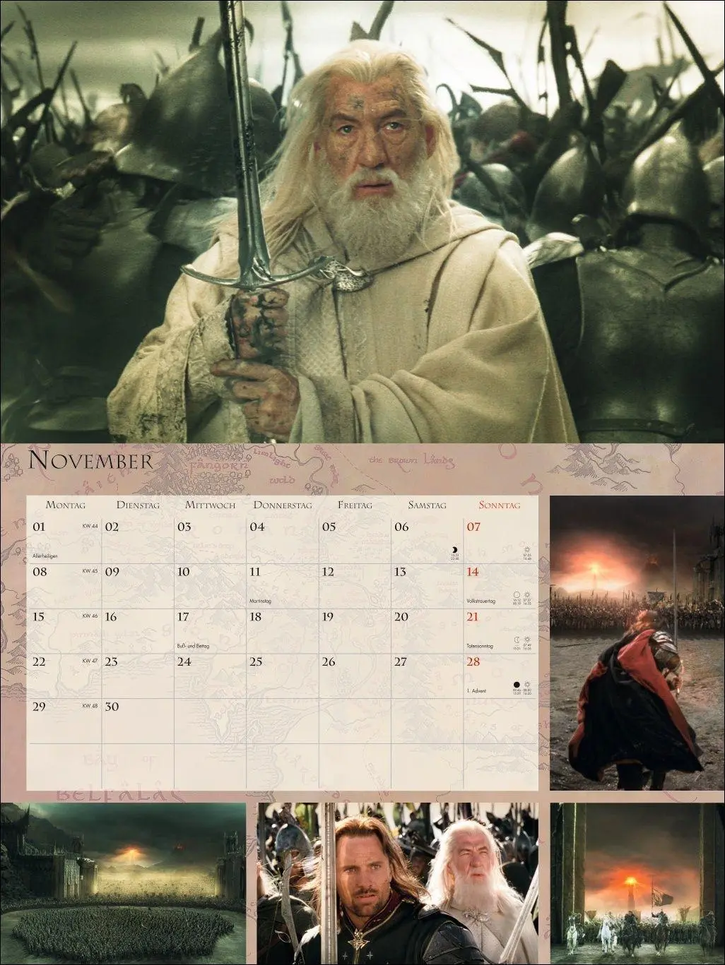 Bild: 9783756414833 | Der Herr der Ringe Broschur XL Kalender 2027 | Heye | Kalender | 28 S.