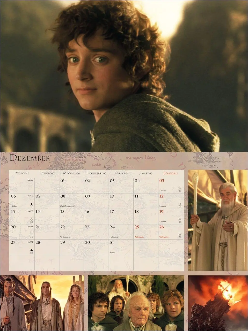 Bild: 9783756414833 | Der Herr der Ringe Broschur XL Kalender 2027 | Heye | Kalender | 28 S.
