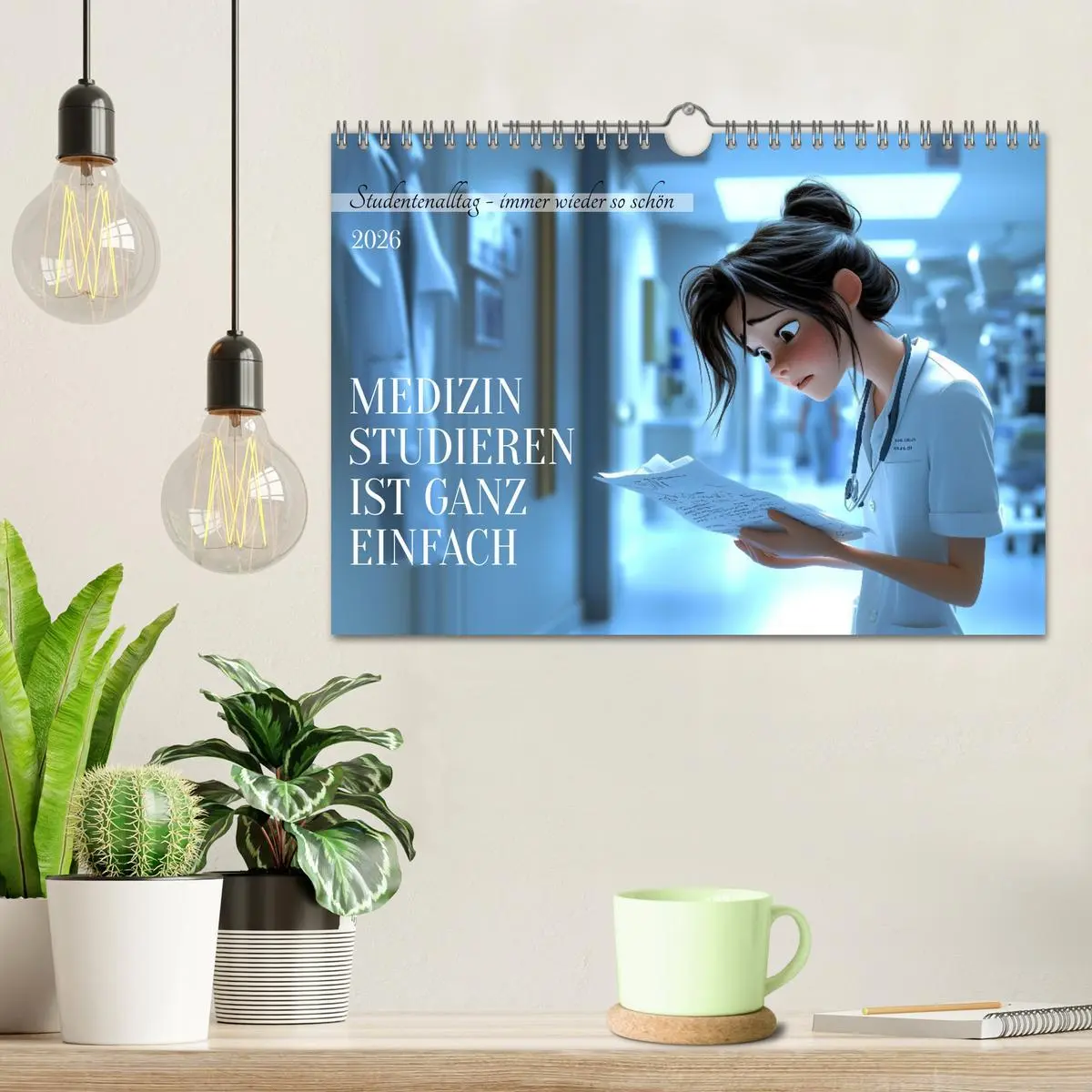 Bild: 9783457284933 | Medizin studieren ist ganz einfach (Wandkalender 2026 DIN A4 quer),...